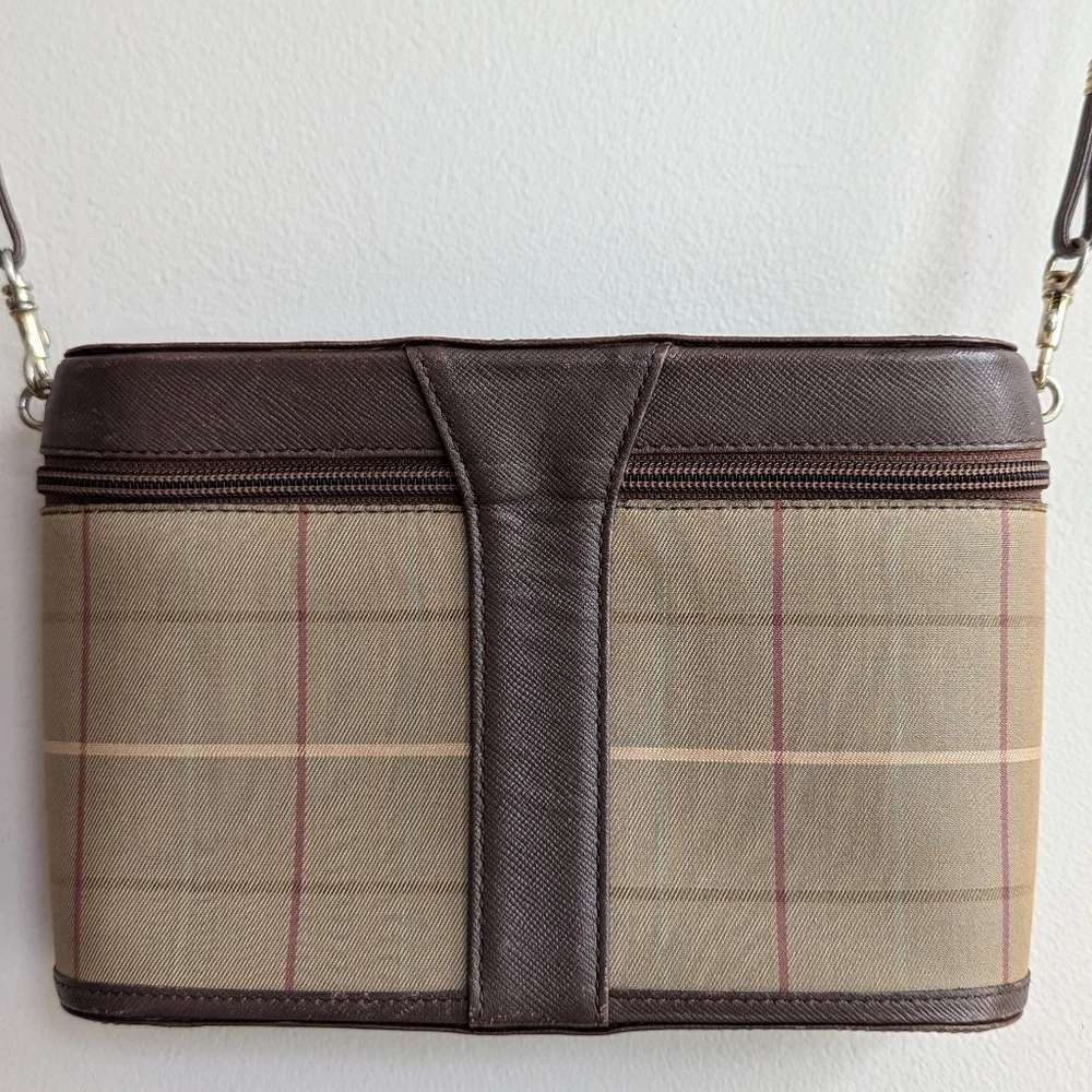 Vintage Burberrys- Nova Brown Canvas Crossbody - Picture 7 of 11